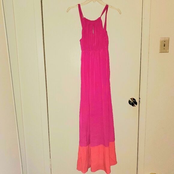 Old Navy Dual Pink Long Dress - Picture 1 of 6